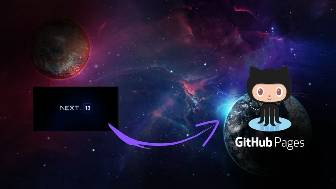 Hosting NextJS 13 Application on GitHub Pages