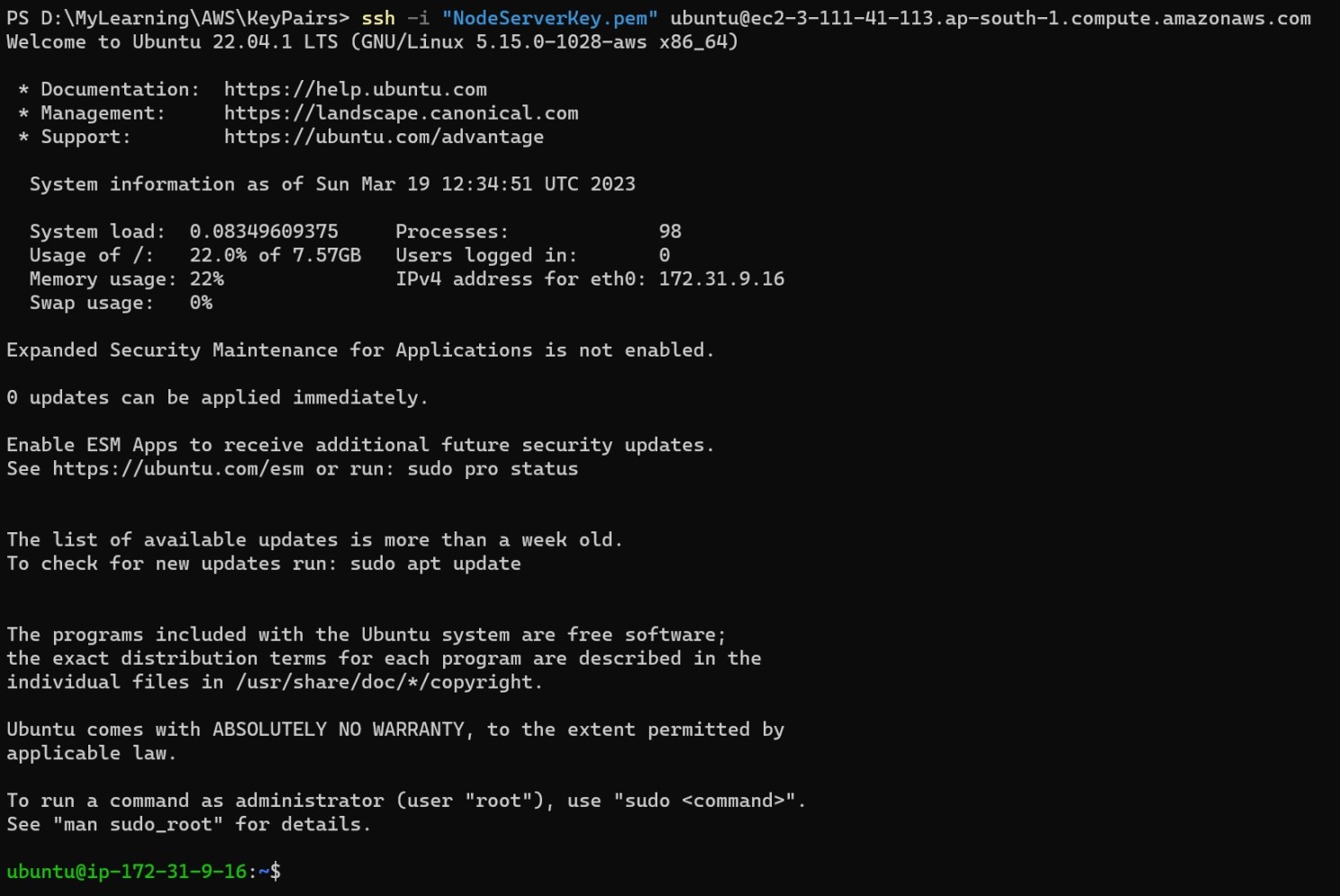 EC2: Connect to Console